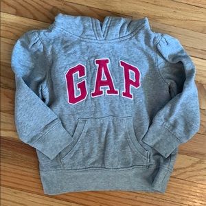 Baby GAP hoodie 3T gray and pink